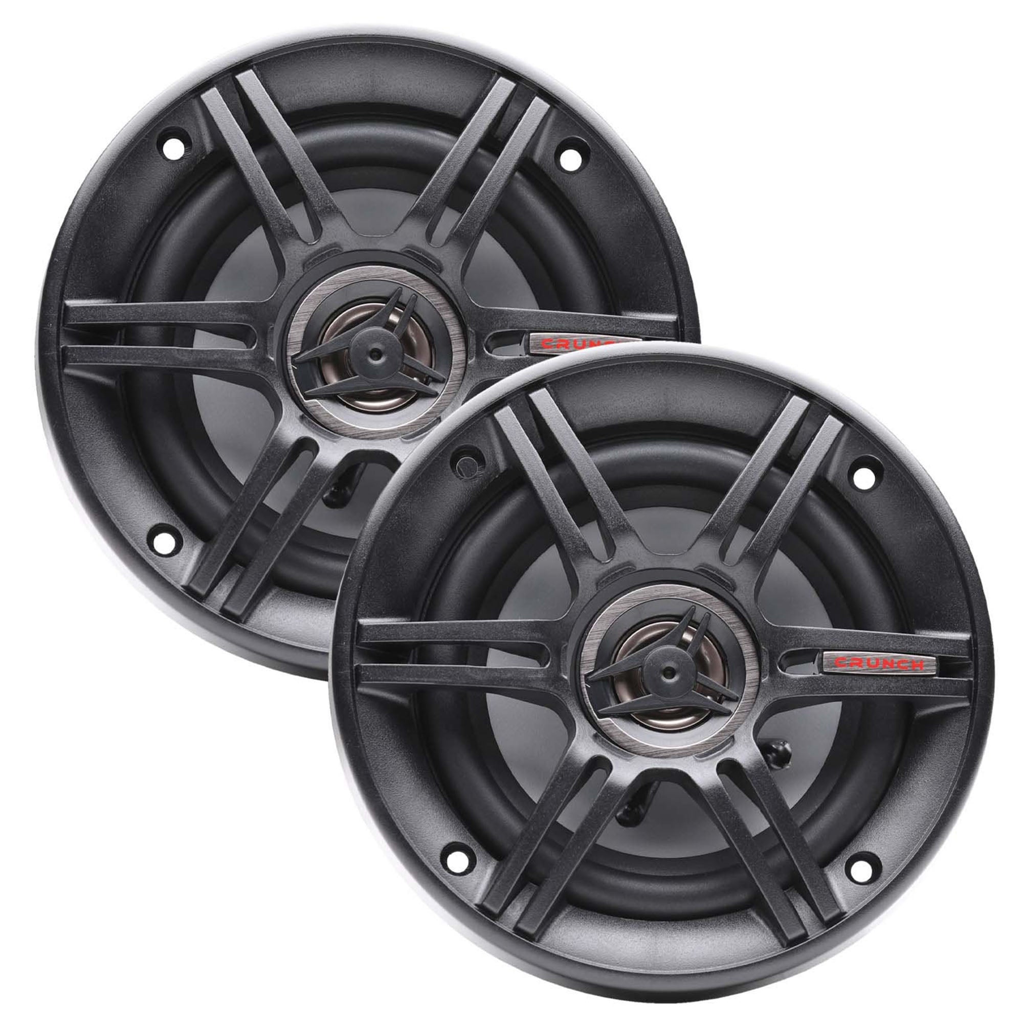 Crunch 300 Watts 6.5" 3-Way 4 Ohms Steel Basket CS Speakers (Open Box)