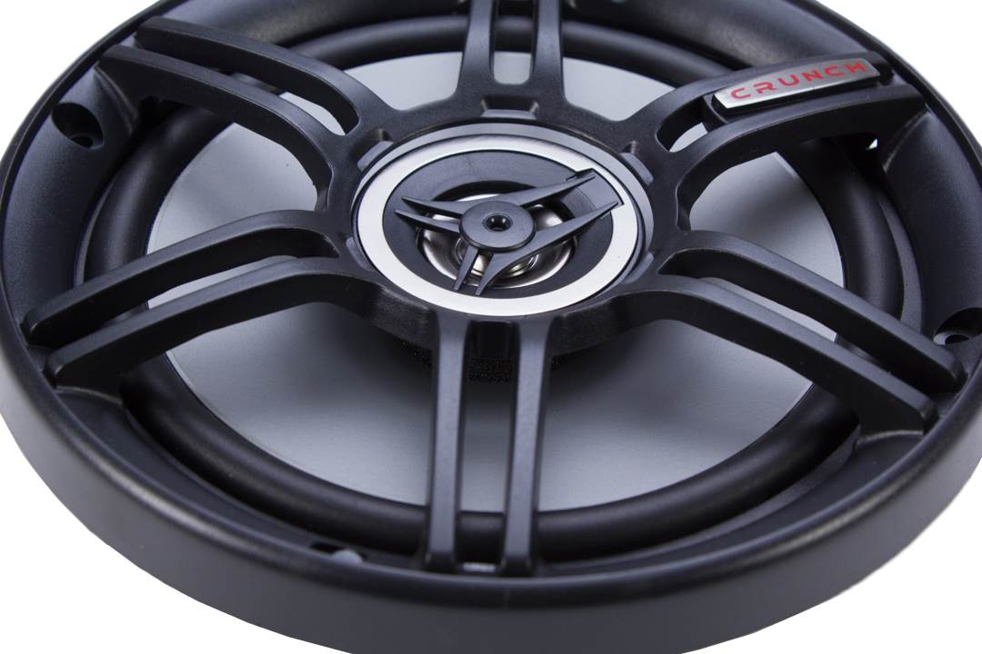 Crunch 300 Watts 6.5-Inch Coax Shallow 4 Ohms CS Speakers, Black (Used)