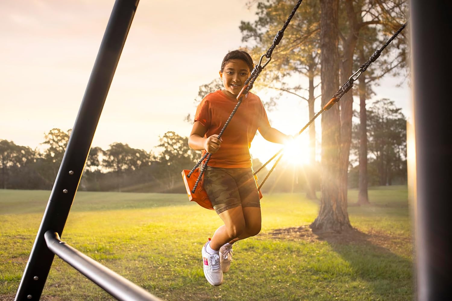 Swing Set Upsize Kit (2 Pack) + Max Swingset Box A (2 Pack) + Max Swingset Box B + Max Shade Cover (L) + Nest Swing + Bungee Rope + Bounce Swing only (no bungee) + Spin Swing - VMInnovations