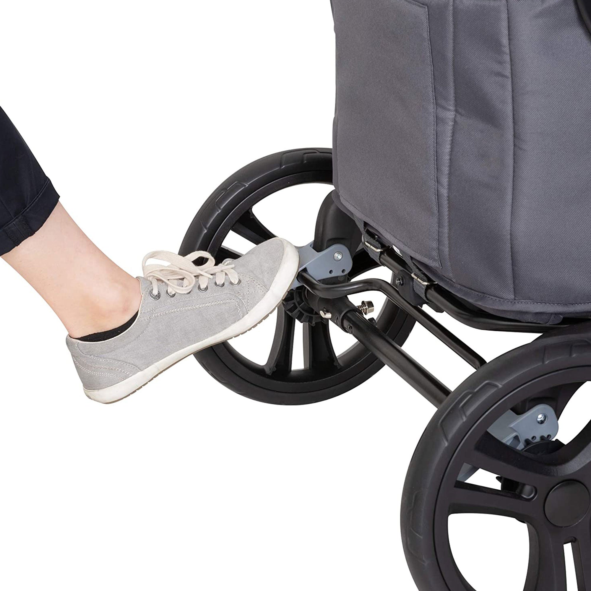 Baby Trend Expedition 2 in 1 Push or Pull Stroller Wagon Plus w/ Canopy, Grey - VMInnovations