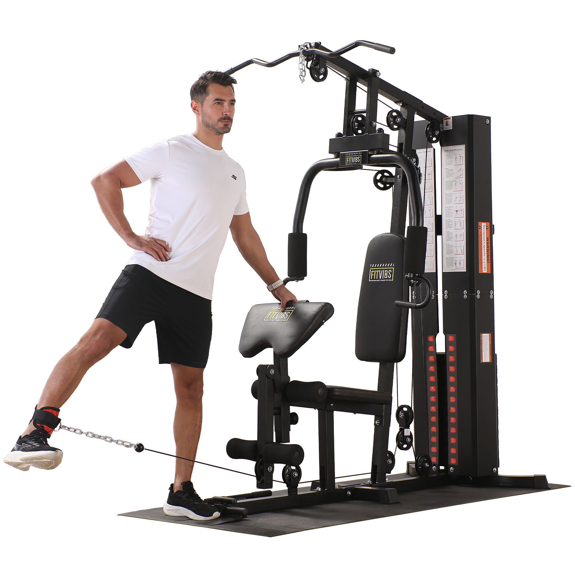 BalanceFrom Multifunctional Home Gym Workout Station Strength Training Equipment