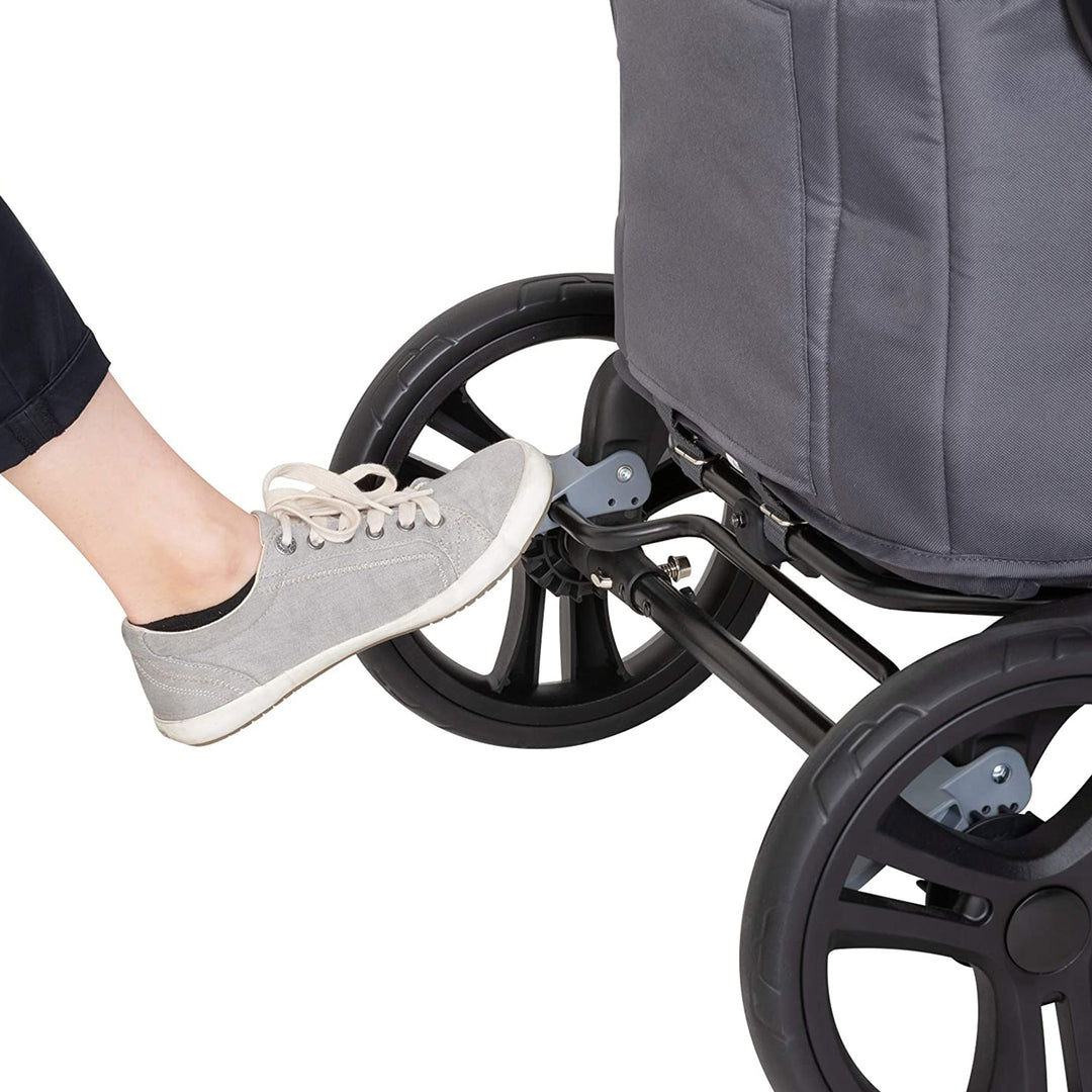 Baby Trend Expedition 2 in 1 Push or Pull Stroller Wagon Plus w/ Canopy, Grey - VMInnovations