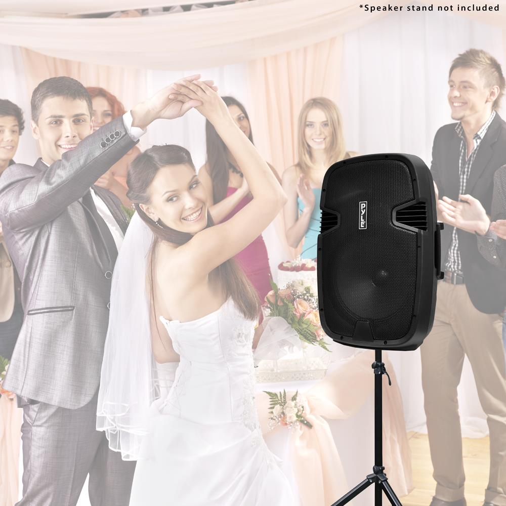 Pyle 800W Portable Bluetooth PA Loudspeaker Speaker + Accessories (Refurbished)