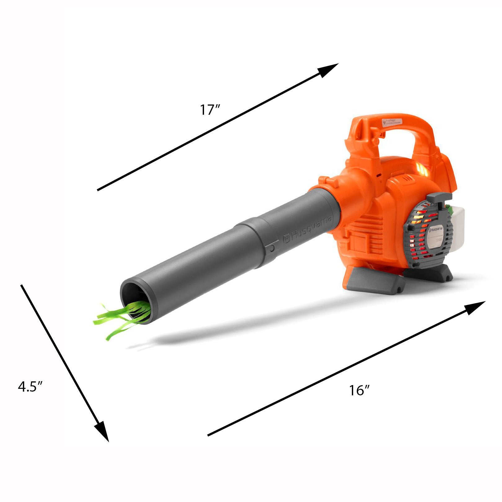 Husqvarna Kids Toddler Toy Battery Lawn Leaf Blower, Lawn Mower & Trimmer (2)