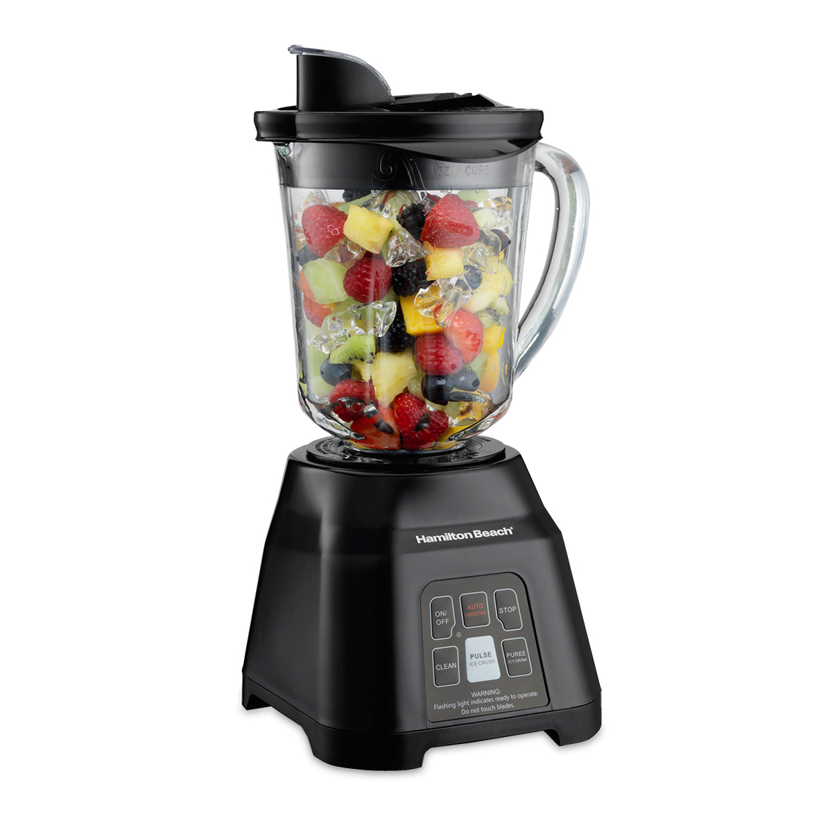Hamilton Beach 40-Ounce Wave Action Smoothie Blender & Blender Bible Cookbook