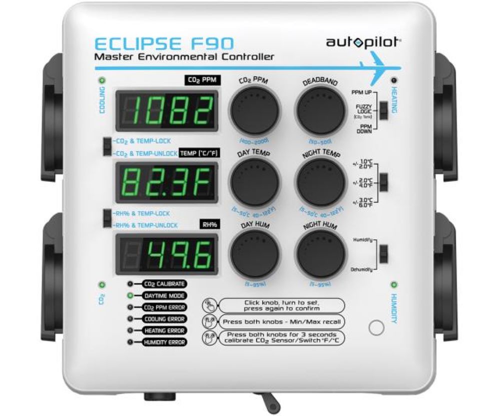 Autopilot Eclipse F90 Master Environmental CO2 Controller Wall Unit (For Parts)