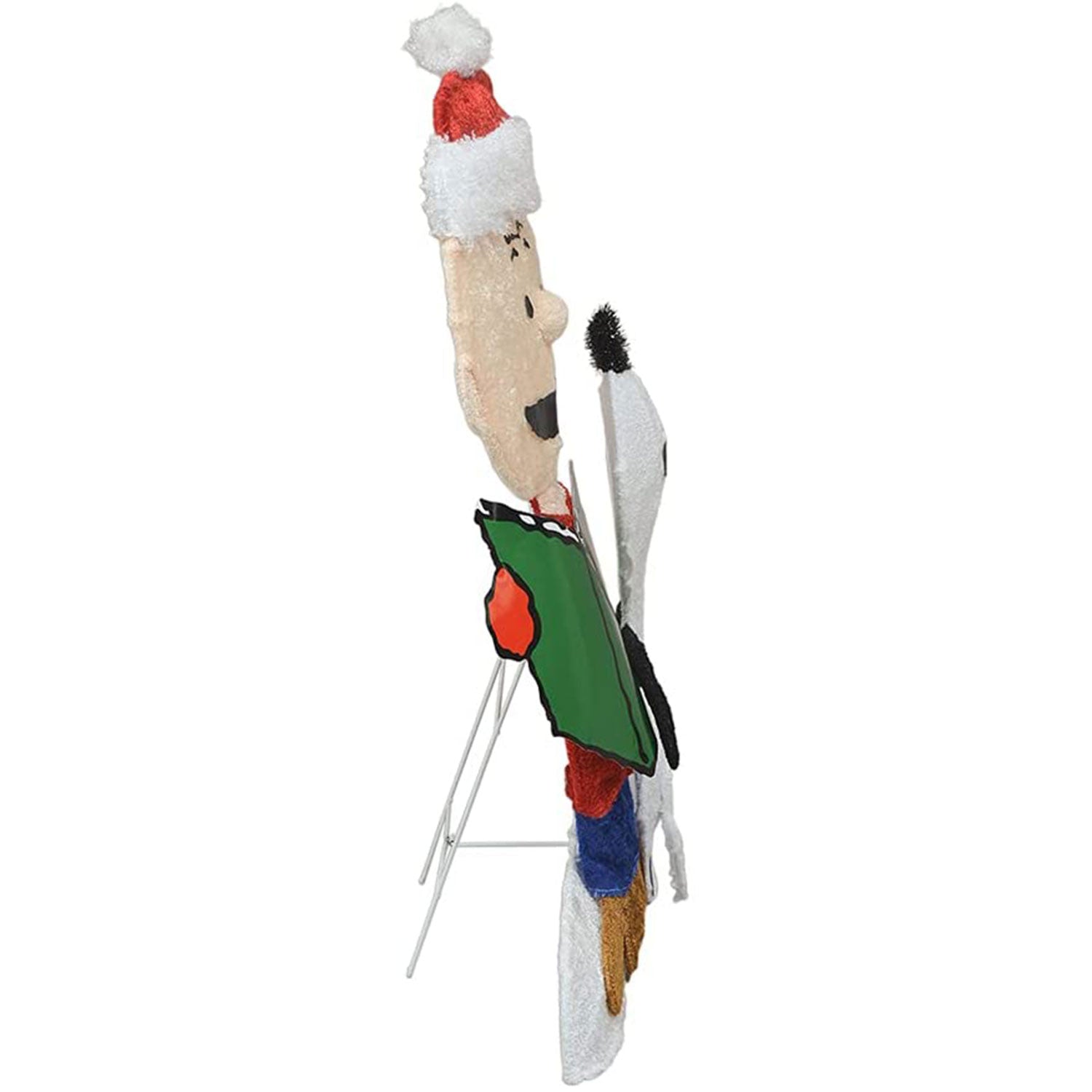ProductWorks Peanuts Charlie Brown & Snoopy Decoration with Joy Pathway Markers - VMInnovations