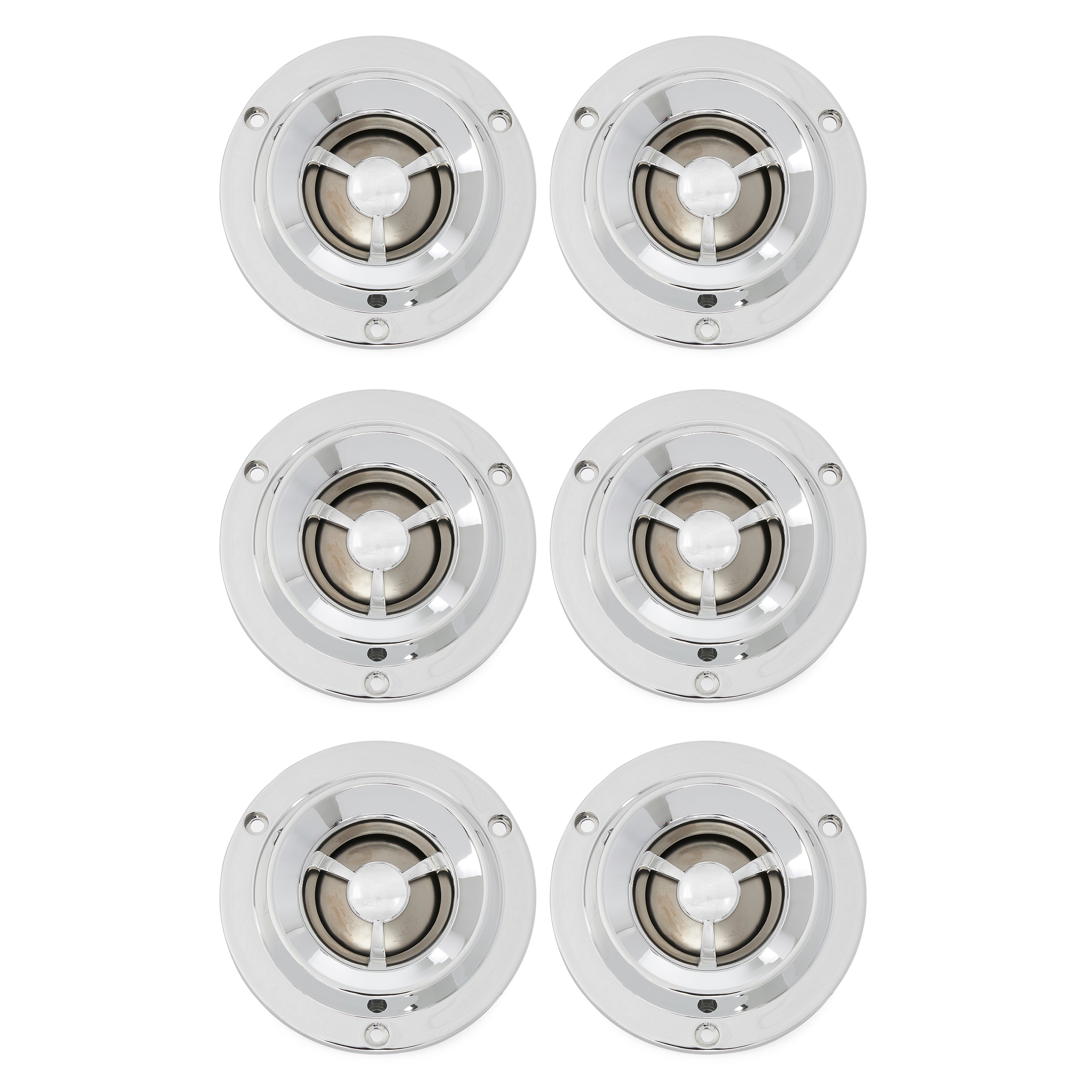 Pyle Pro 1.75 Inch Coil Titanium Dome Crossover Tweeter for Car Stereo (6 Pack)