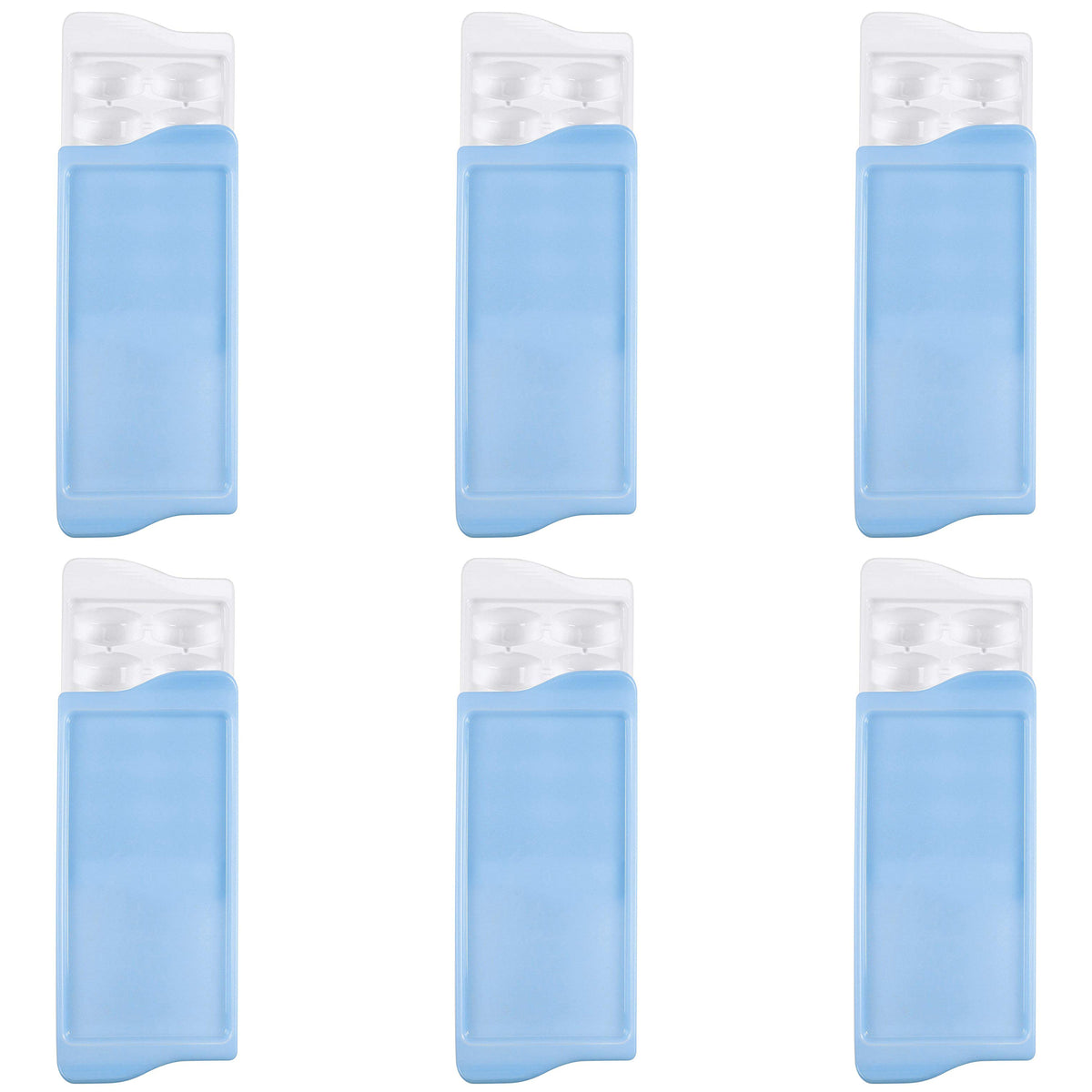 OXO 34881 Good Grips Plastic Lightweight Kitchen Covered Ice Cube Tray (6 Pack)