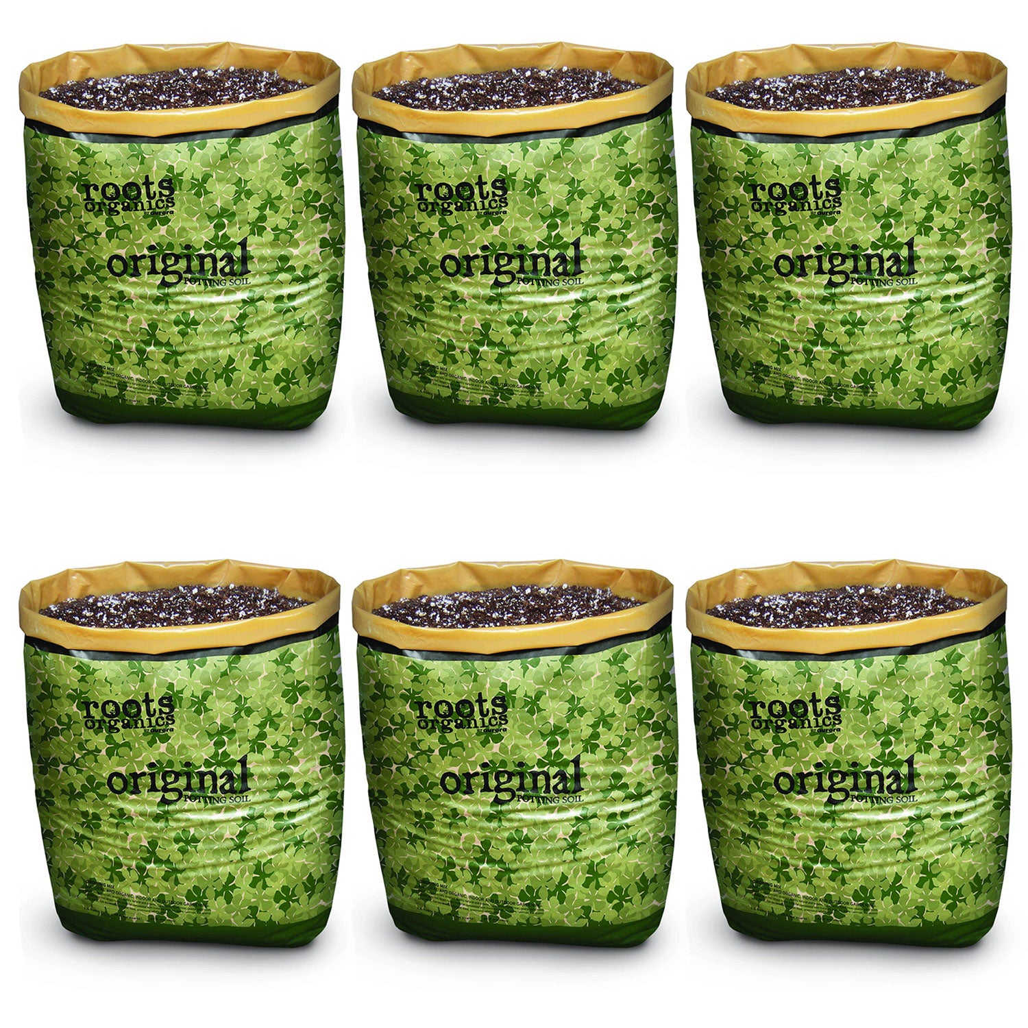 Roots Organics Hydroponic Gardening Coco Fiber-Based Soil 1.5 cu ft (6 Pack) - VMInnovations