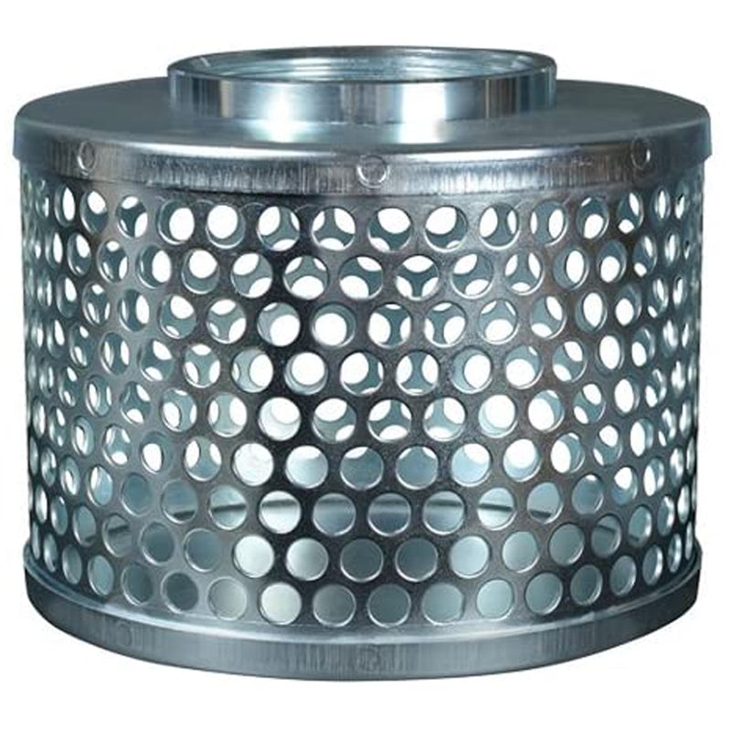 Apache Round-Hole Rust-Resistant Plated Steel Suction Strainer, Silver(Open Box)
