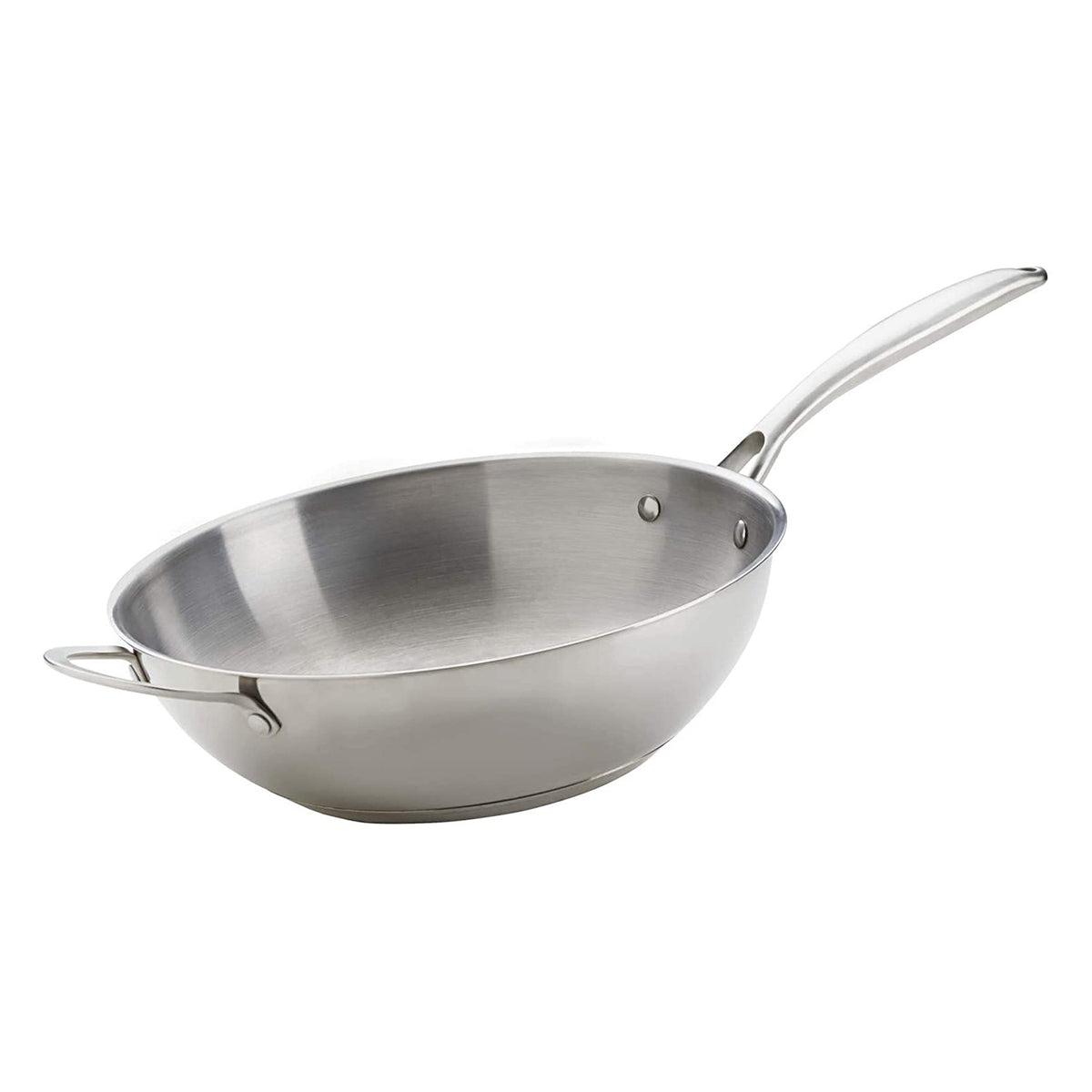 Napoleon 12" Stainless Steel Grill & Stove Stir Fry Wok Pan, Silver (Open Box)