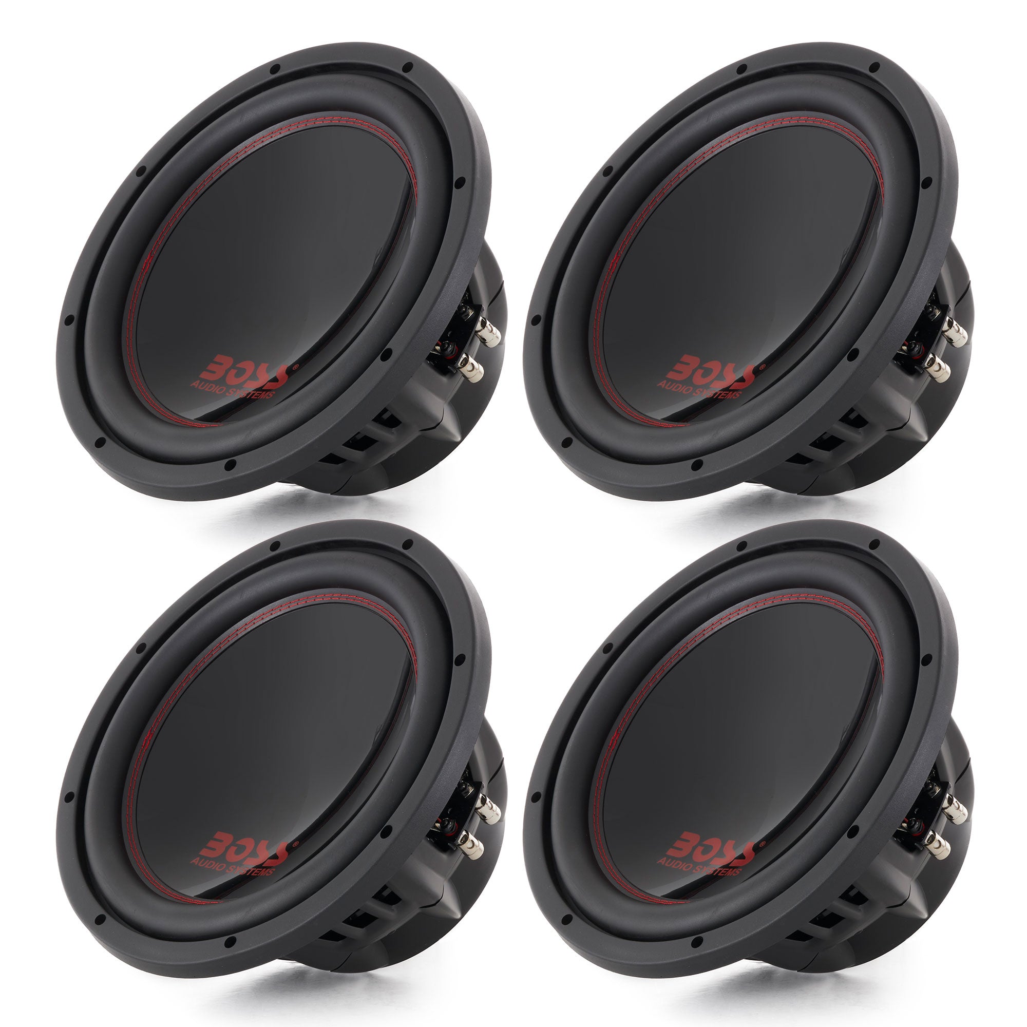 Boss Audio 12-Inch 2600-Watt Car Power Subwoofer DVC Power Sub (4 Pack) | P129DC