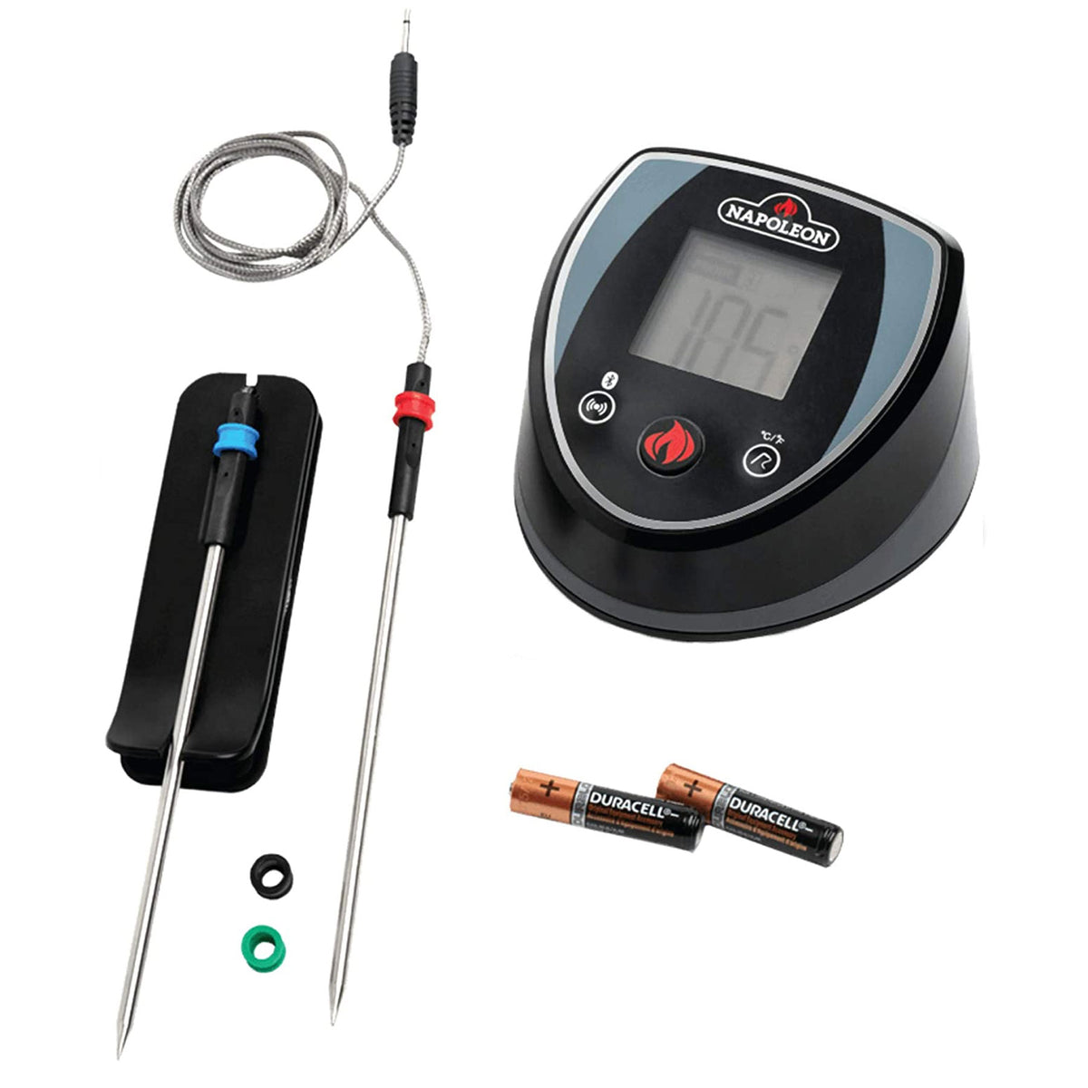 Napoleon 70077 Accu Probe Bluetooth Wireless Wifi 6 Probe Grill Thermometer