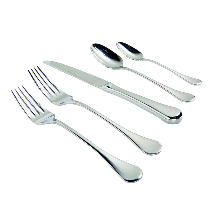 Gibson Home Manchester Classic Stainless Steel Flatware Silverware Set, 20 Piece - VMInnovations