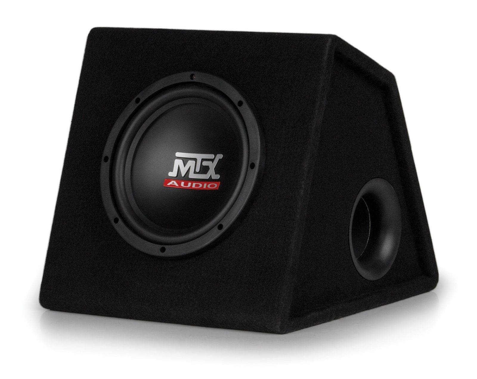 MTX 8-Inch 120W Subwoofer Enclosure And Soundstorm Wiring Kit | RTP8A + AKS8