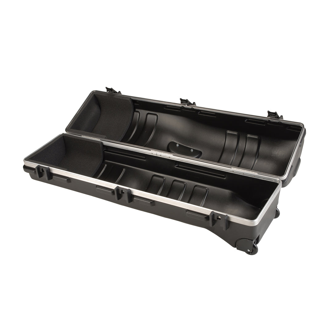 SKB Cases Deluxe ATA Hard Plastic Storage 2 Wheeled Cart Golf Bag Travel Case - VMInnovations