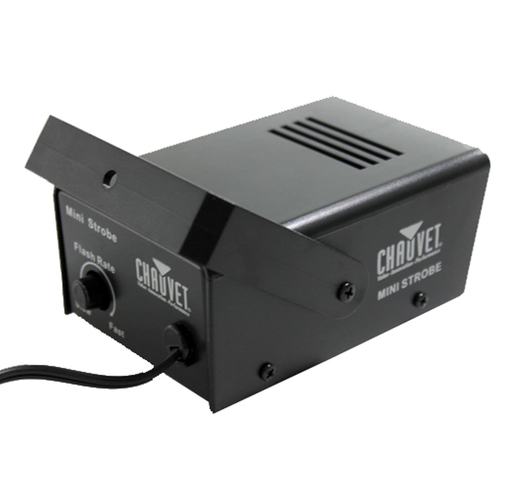 Chauvet DJ LED Adjustable 1-12 Flash/Sec Mini Strobe Club Light (Refurbished)
