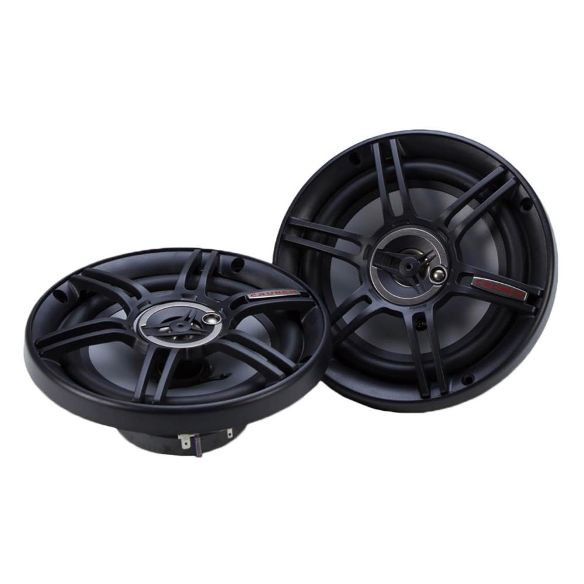 Crunch CS-653 300 Watts 6.5-Inch 3-Way 4 Ohms Car CS Speakers, Black, 2 Pair