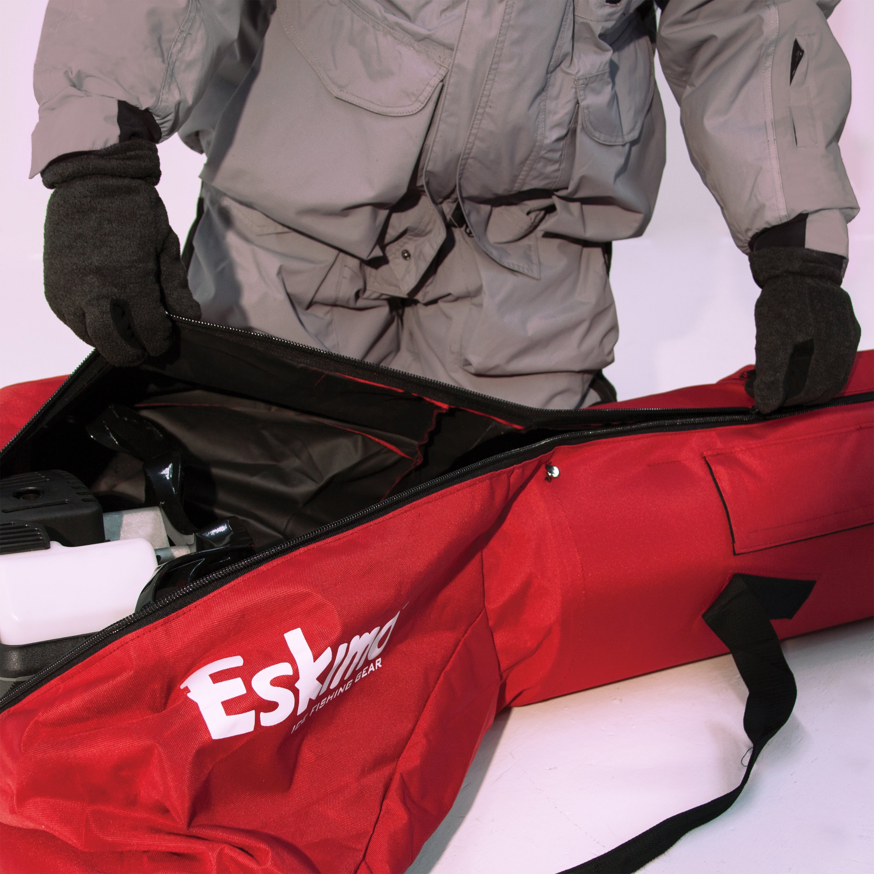 Eskimo Ice Fishing Universal Auger Powerhead and Bit Carry Bag (Open Box) - VMInnovations