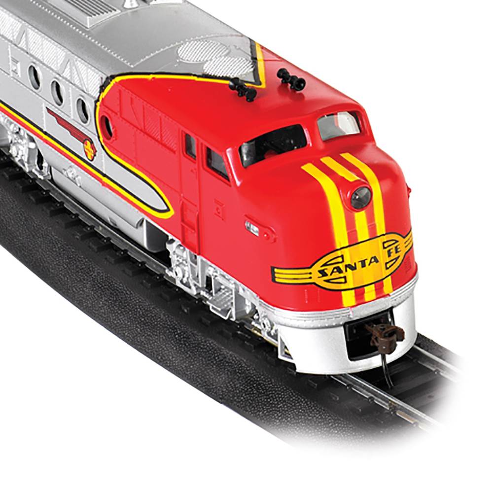 Bachmann Trains Santa Fe HO Scale Ready-to-Run Electric Train Set (Open Box)