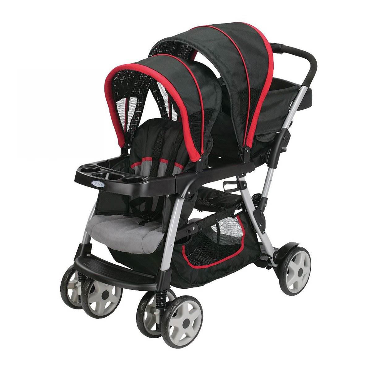 Graco Ready2Grow Double Seated Click Connect Stroller, Marco (Open Box)