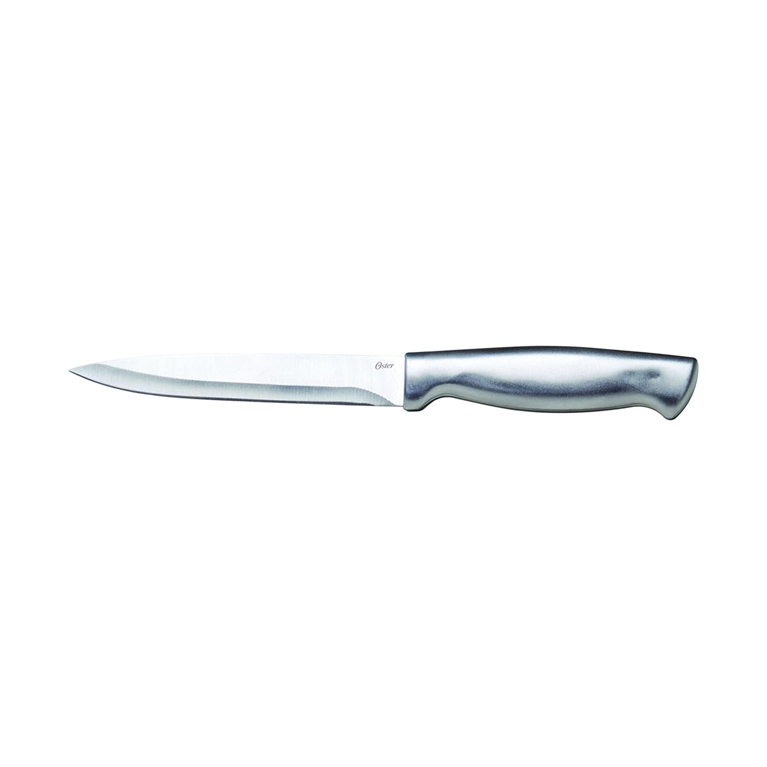 Oster Baldwyn 22 Piece Stainless Steel Kitchen Knife Cutlery Set, Brushed Satin - VMInnovations