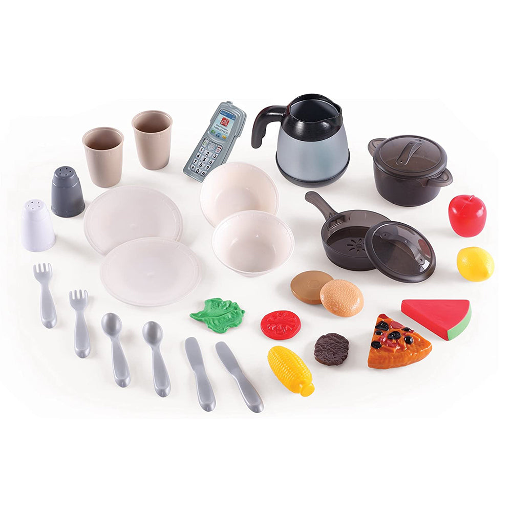 Step2 Lifestyle Fresh Accents Kids Play Pretend Kitchen Playset w/ Accessory Set