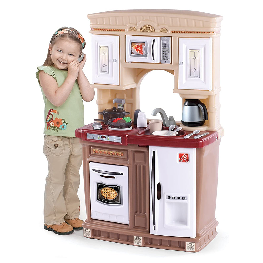 Step2 Lifestyle Fresh Accents Kids Kitchen Playset w/ Accessory Set (For Parts)