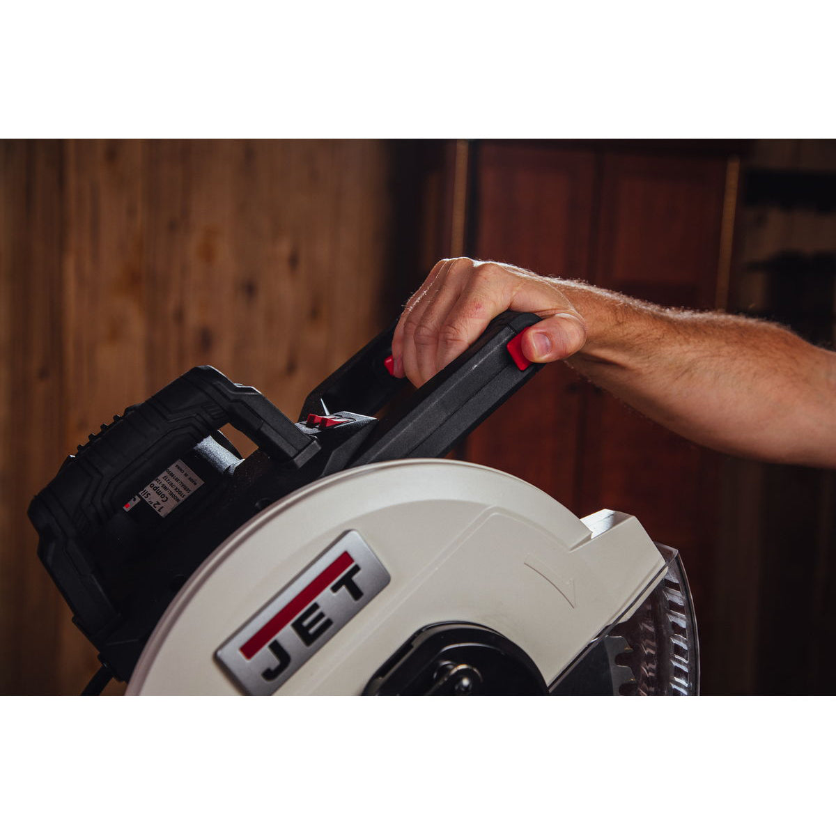 JET 70712 12 Inch Blade 15 Amp Adjustable Sliding Dual Bevel Compound Miter Saw