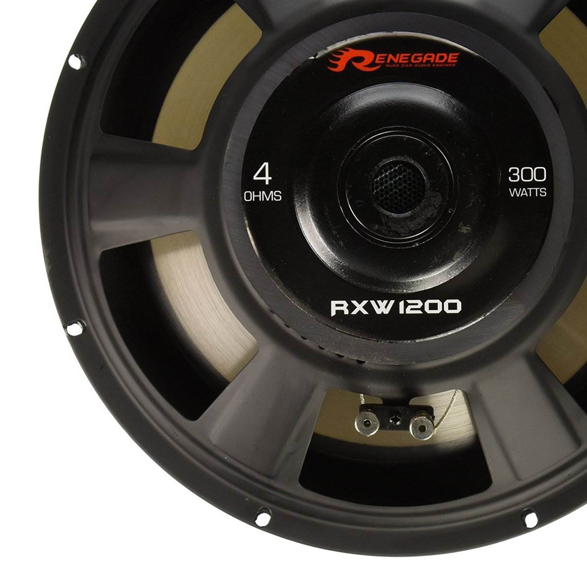 Rockford Renegade 12-Inch RXW Series 600-Watt 4-Ohm Car Subwoofer (Open Box)