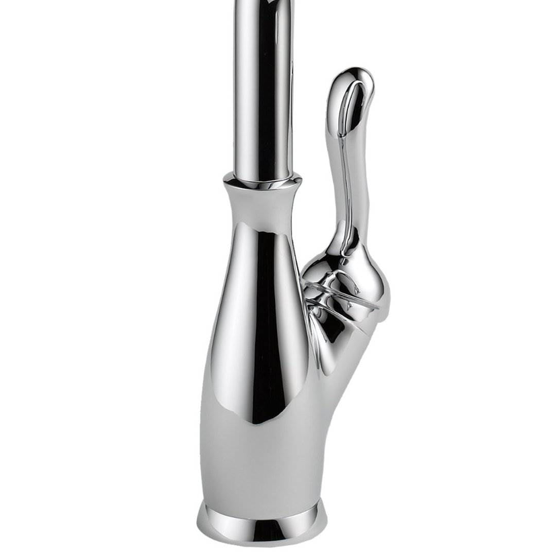 Delta Single Handle Pull-Down Leland Kitchen Sink Faucet, Chrome (Open Box)