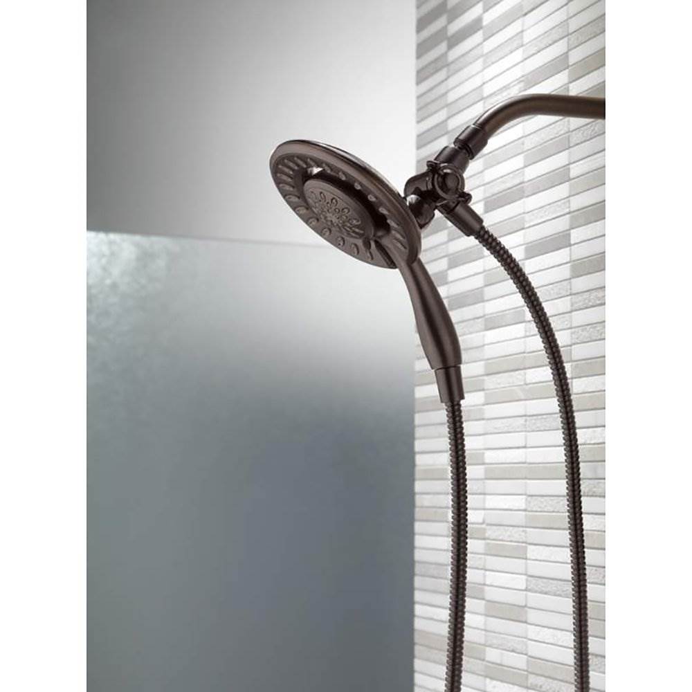Delta In2ition 2-In-1 Arm Mount Shower Head Oil Rubbed Venetian (Open Box)