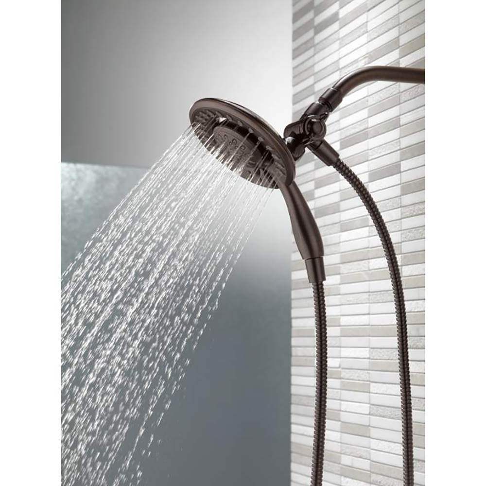 Delta In2ition 2-In-1 Arm Mount Shower Head Oil Rubbed Venetian (Open Box)