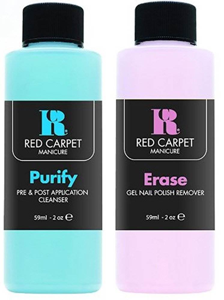 Red Carpet Manicure Cinderella 5 Color LED UV Lamp Gel Nail Polish Kit Set