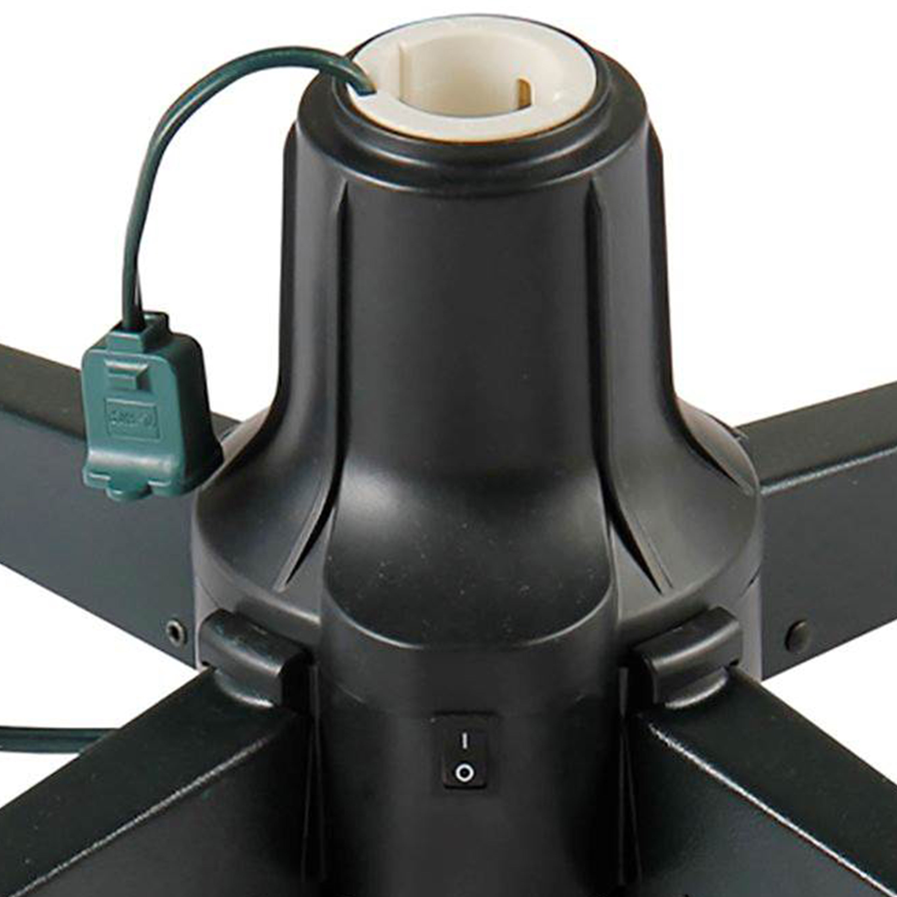 Home Heritage Rotating Christmas Tree Stand w/ Twinkly App Controlled RGB Lights