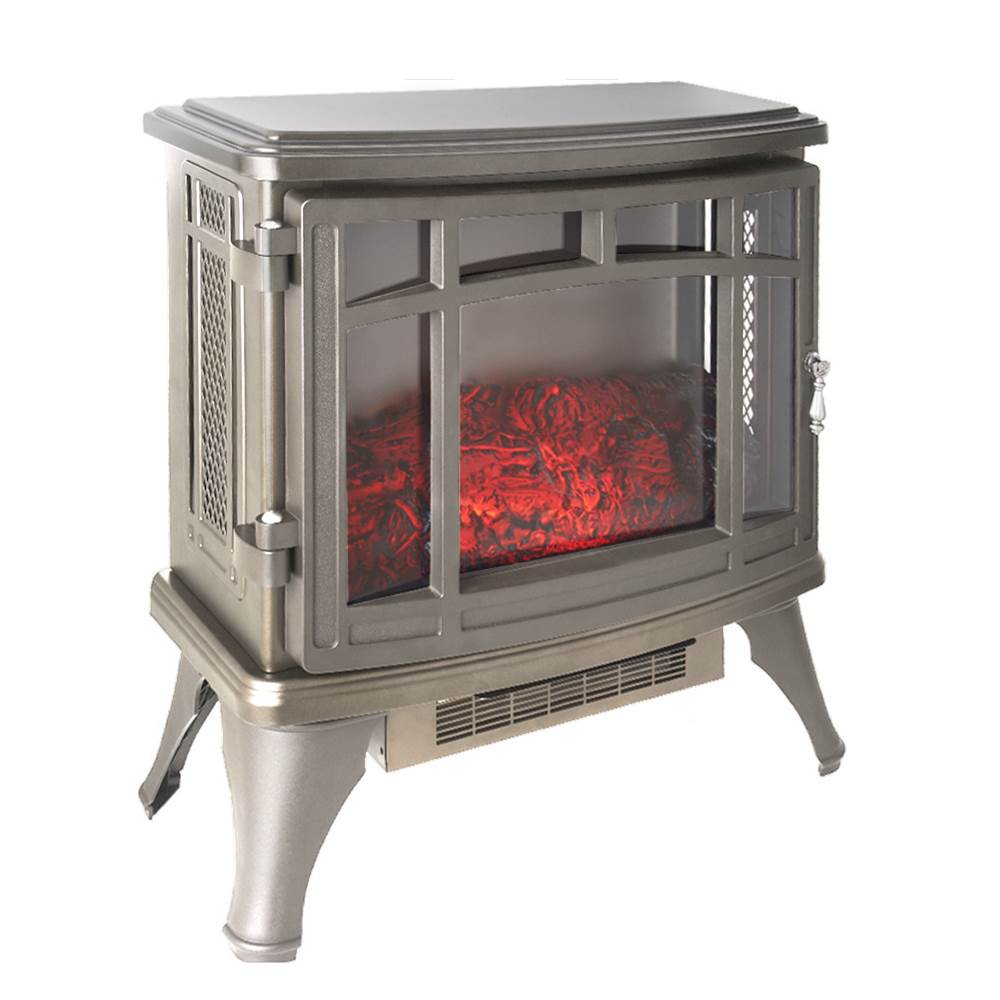 Duraflame Infrared Quartz Stove Heater with Flame Effect, French Gray (Open Box)