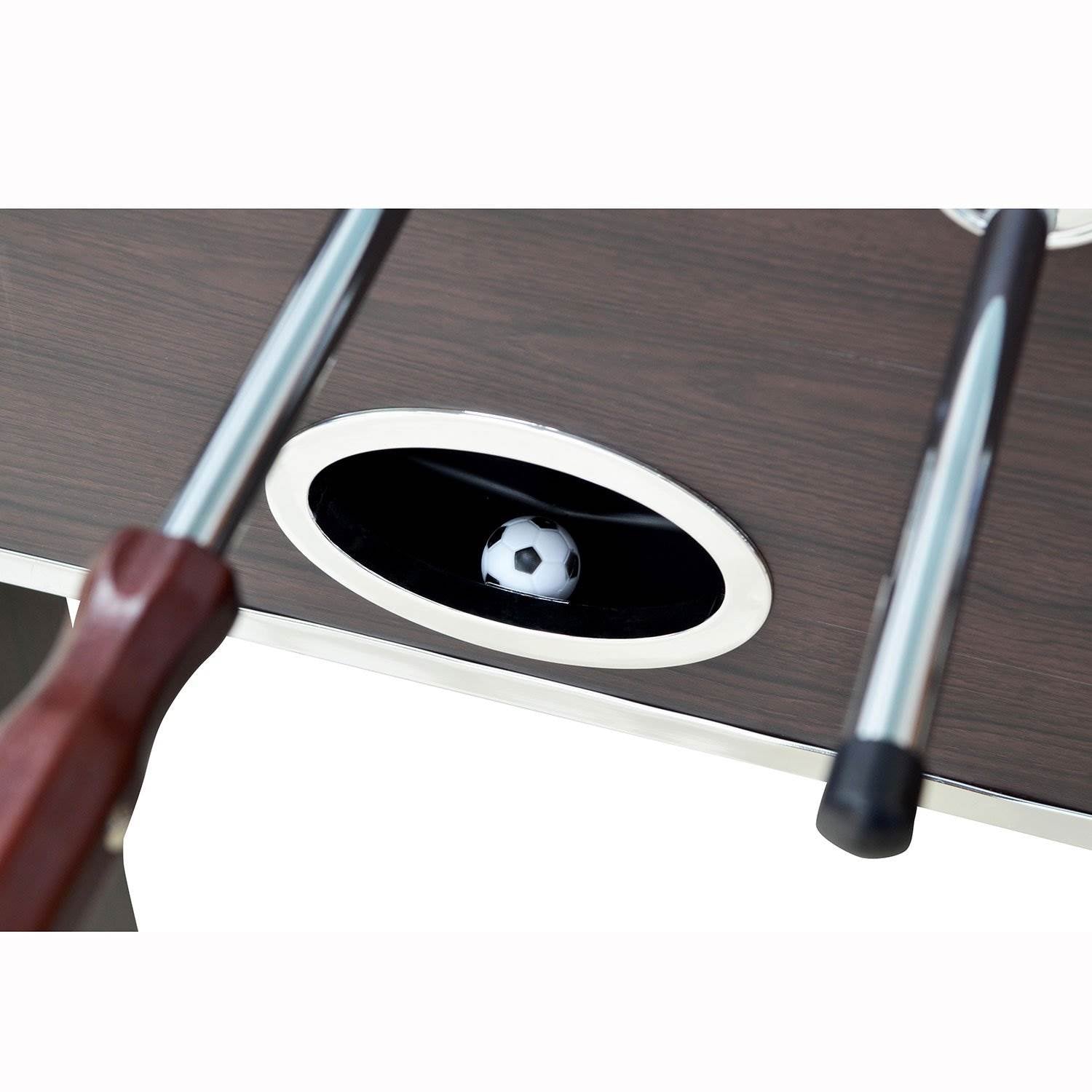 MD Sports Barrington 58" Wood Gameroom Foosball Table w/ Accessories (Open Box)
