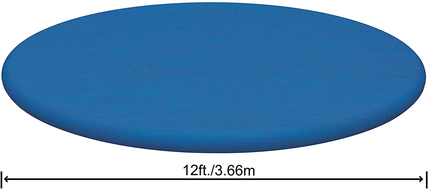 Bestway Flowclear Fast Set 12 Foot Round PVC Pool Debris Cover (Cover Only)