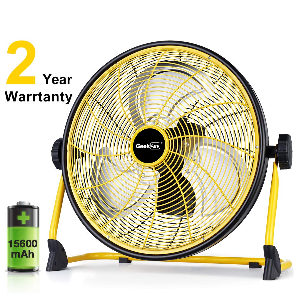 Geek Aire CF2 Outdoor Fan 16 Inch Cordless Rechargeable (Certified Refurbished) - VMInnovations