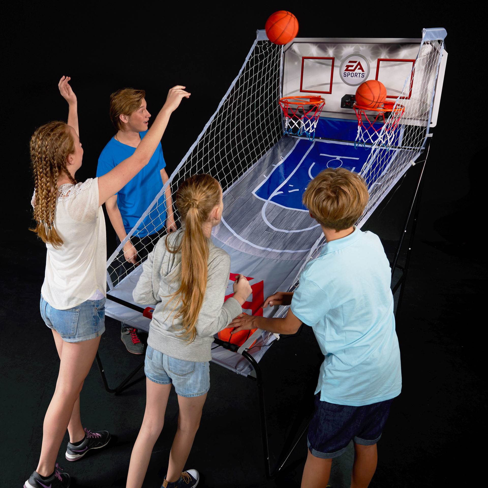 EA Sports 2 Player Indoor Basketball Arcade Game + Electronic Scoreboard (Used)