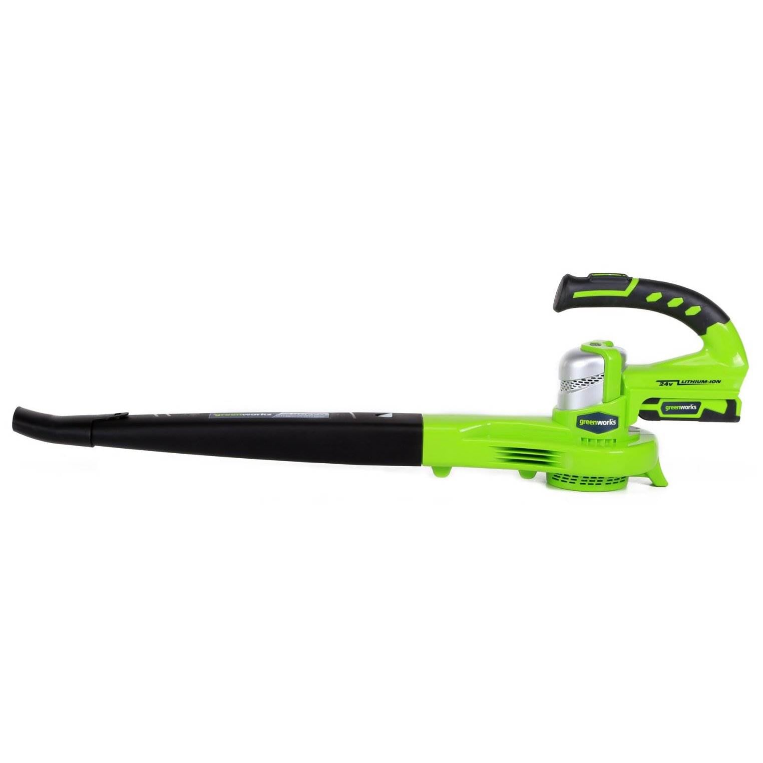 Greenworks Dual Speed Cordless 24V 130 MPH Leaf Blower w/ Battery (Open Box)