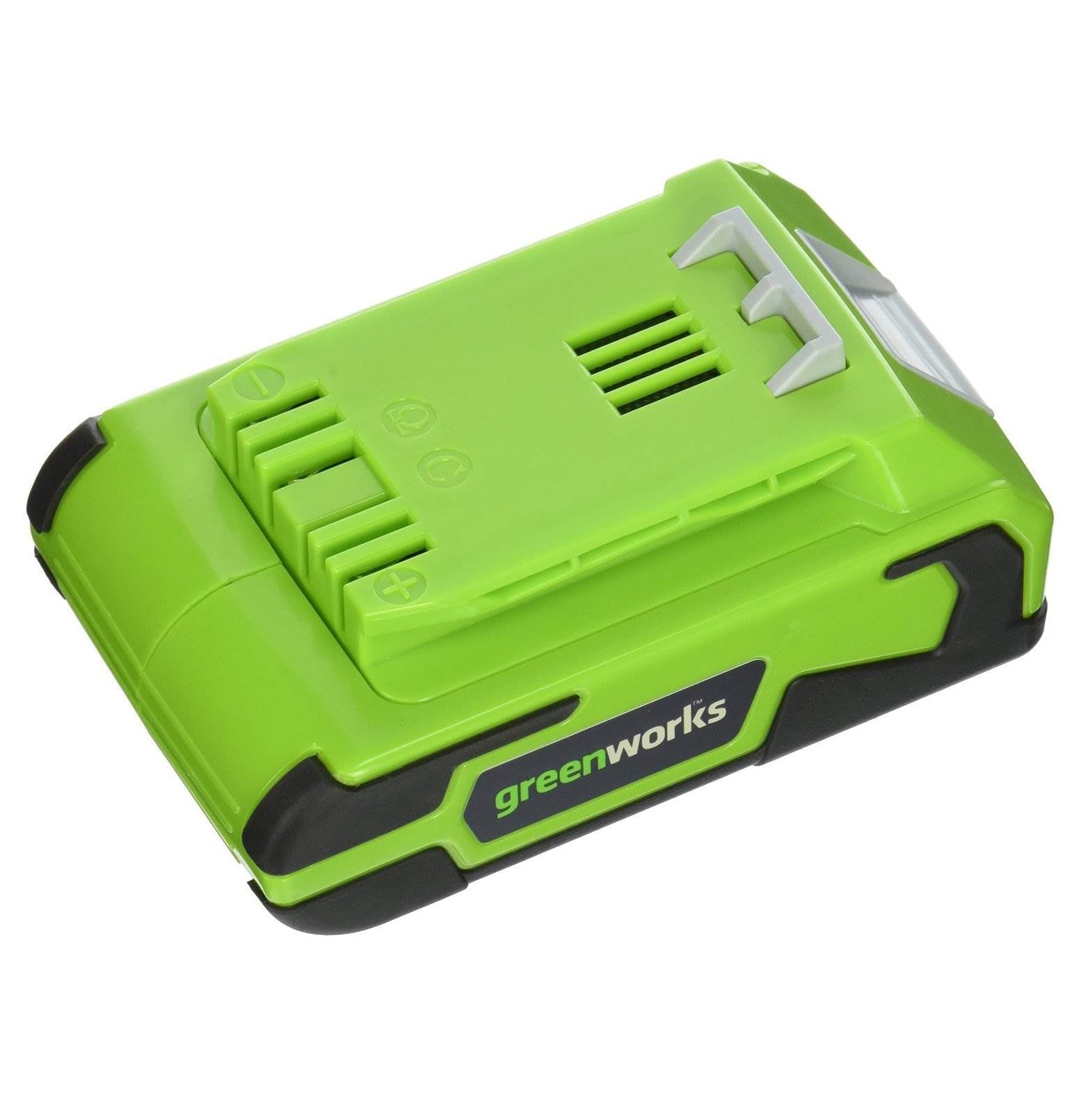 Greenworks Dual Speed Cordless 24V 130 MPH Leaf Blower w/ Battery (Open Box)