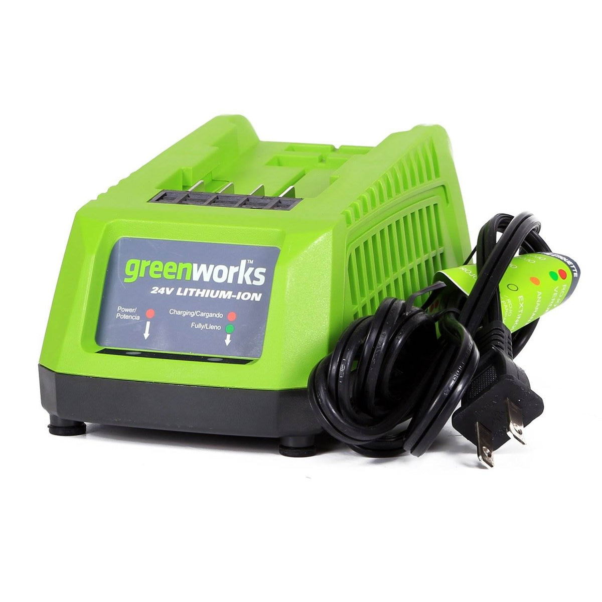 Greenworks Dual Speed Cordless 24V 130 MPH Leaf Blower w/ Battery (Open Box)