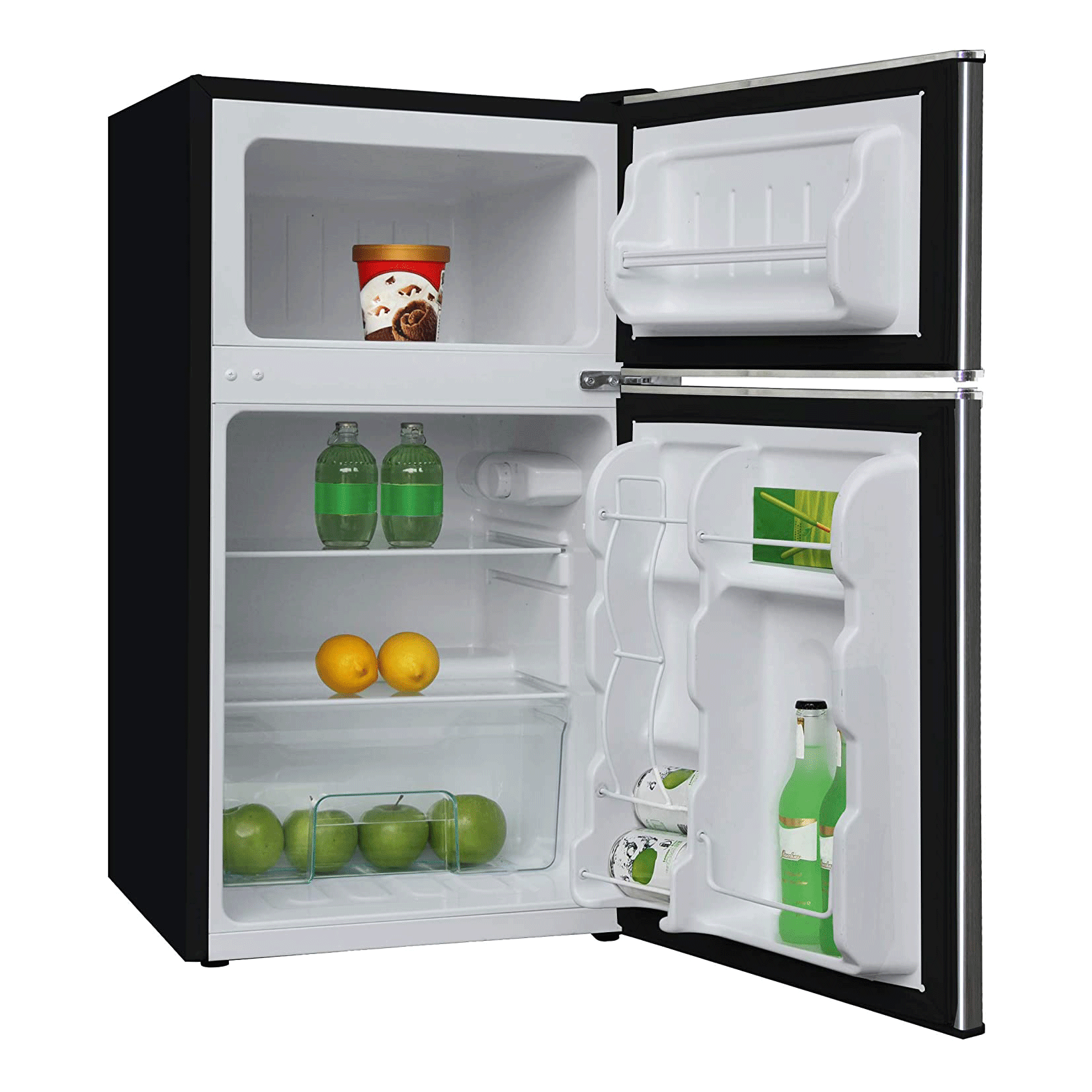 Frigidaire Platinum 3.2 Cu. Foot 2 Door Fridge and Freezer, Stainless Steel