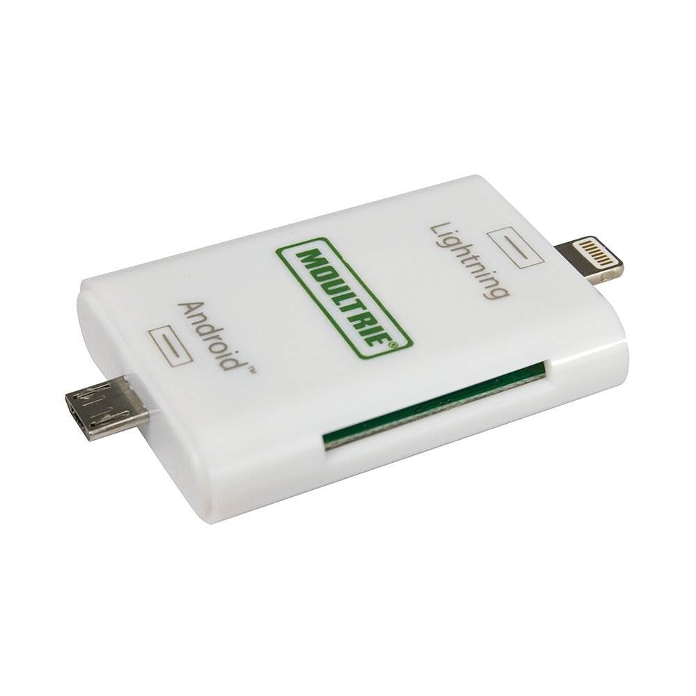 Moultrie Smart Phone SD All File Format Card Reader for iOS Android (Open Box)