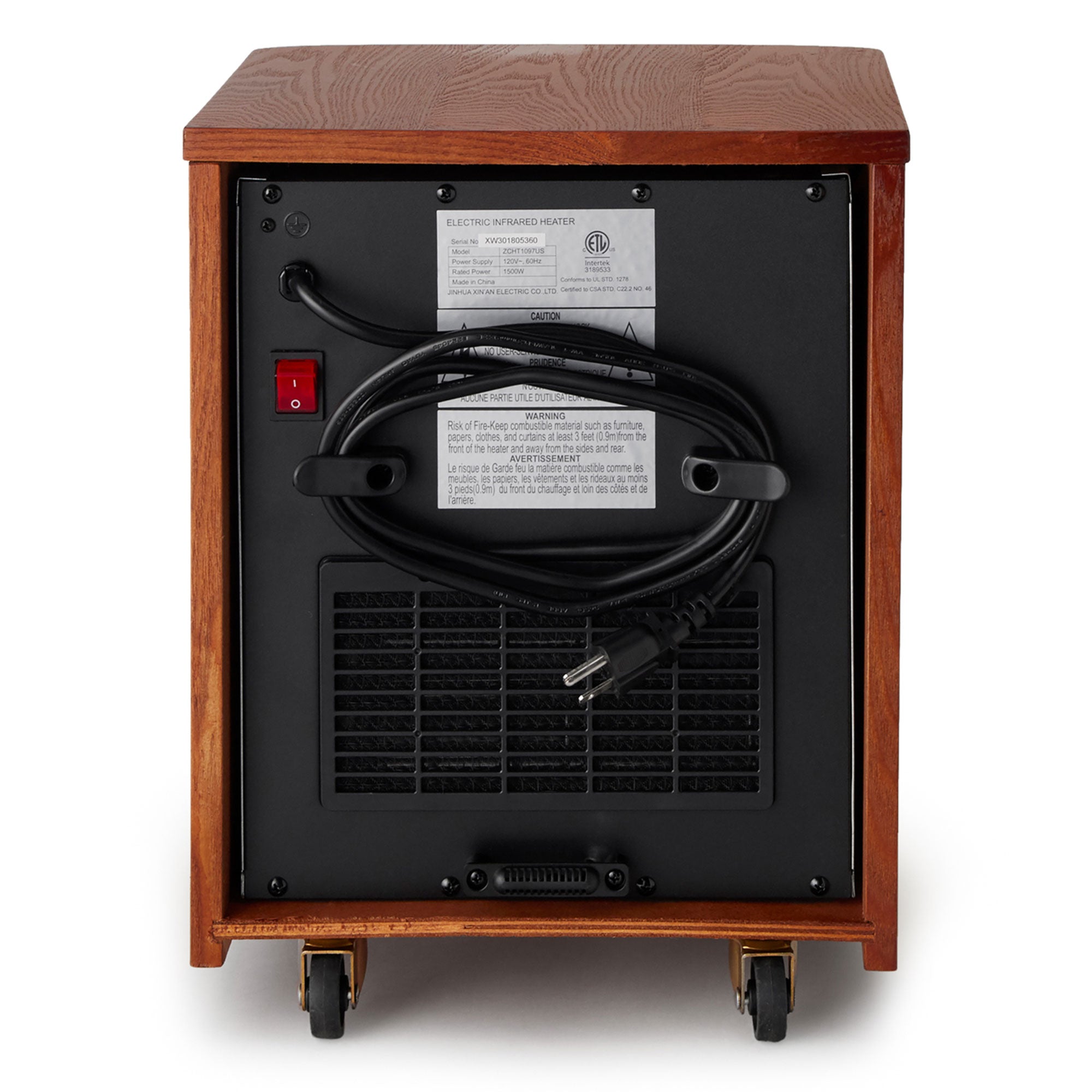 Lifesmart 6 Element 1500W Portable Electric Infrared Quartz Space Heater (Used) - VMInnovations