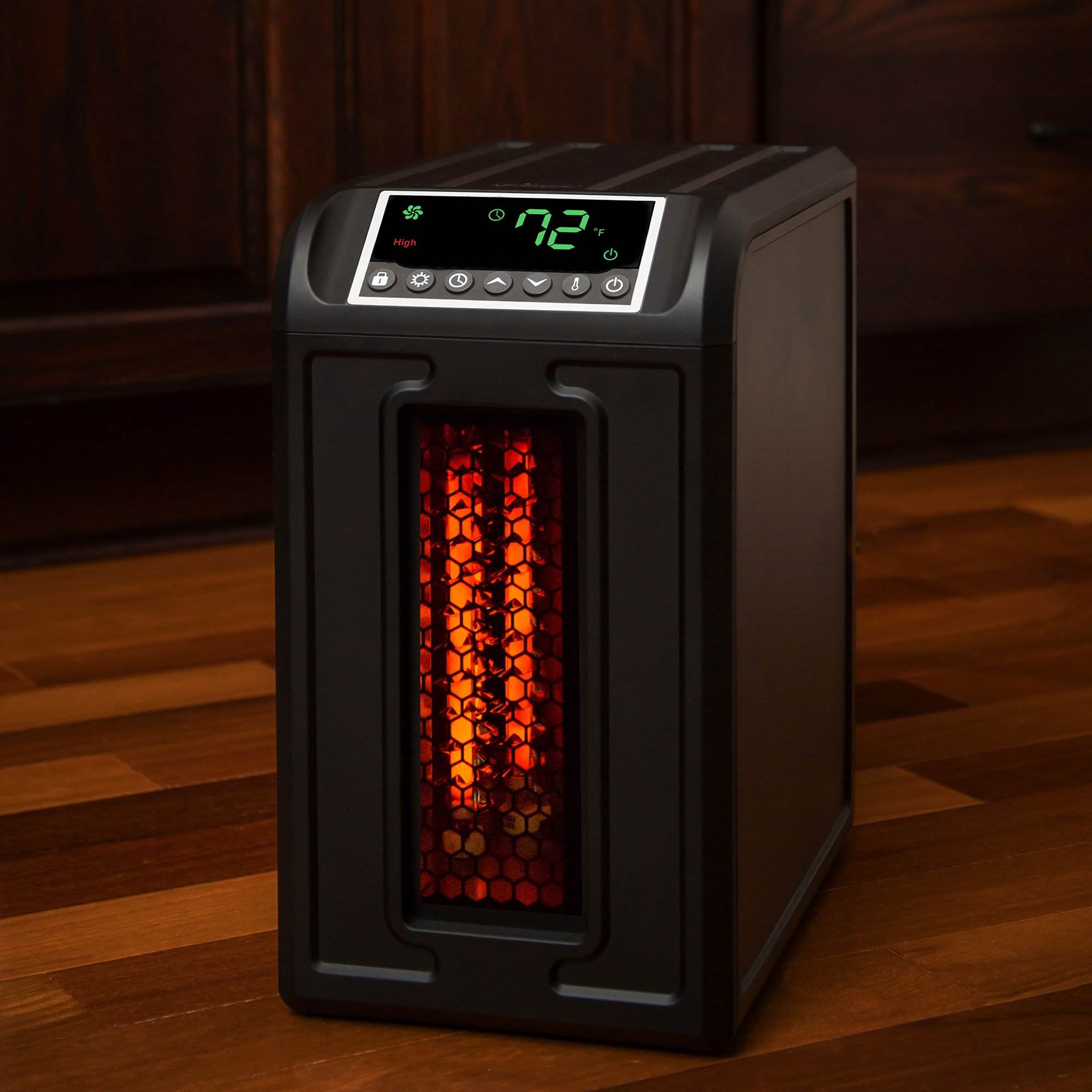 LifeSmart 3 Element 1500W Quartz Infrared Electric Portable Room Space Heater (For Parts)