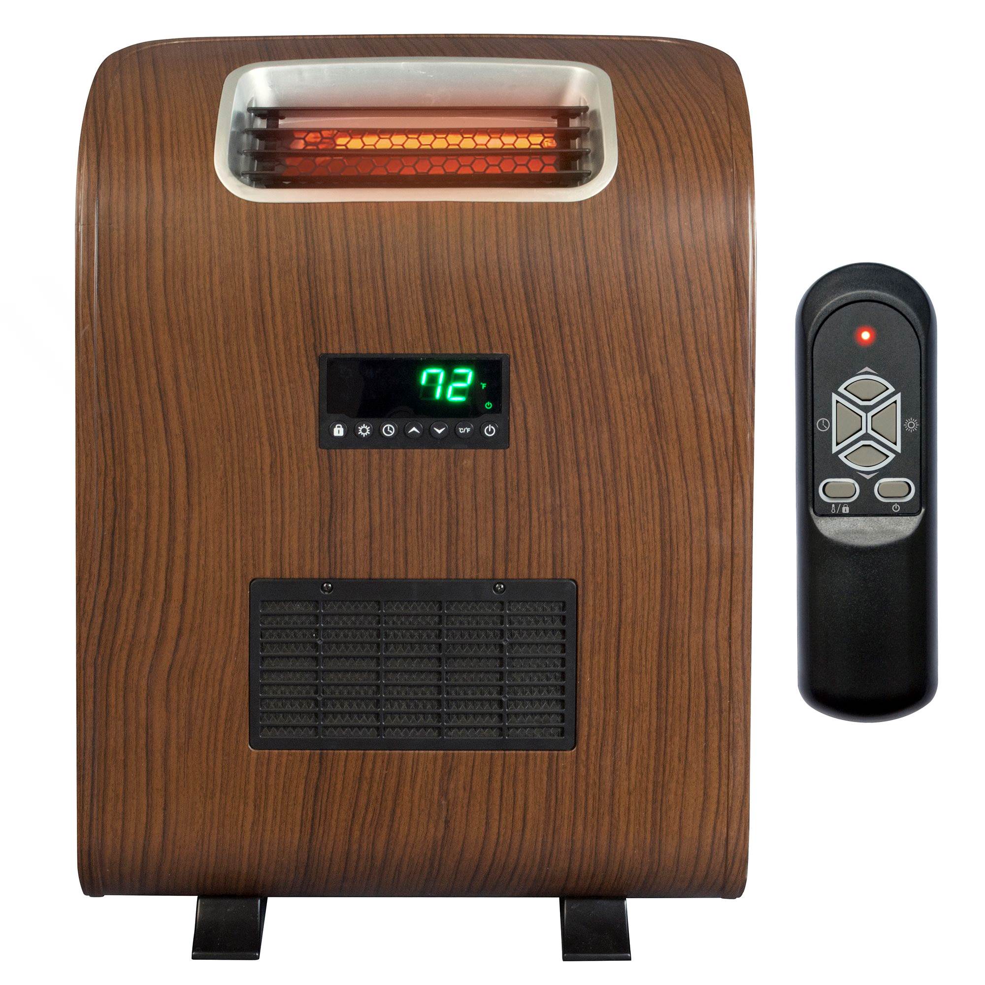 Lifesmart Watt Slim Compact Portable Infrared Quartz Electric Heater (Open Box)