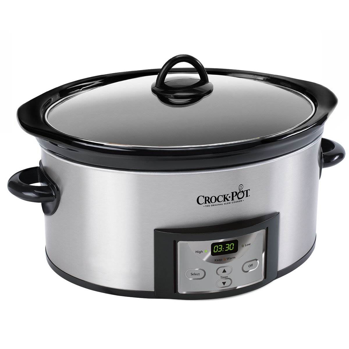 Crock-Pot Programmable 6-Quart Slow Cooker & Recipe Book (Missing Dipper)
